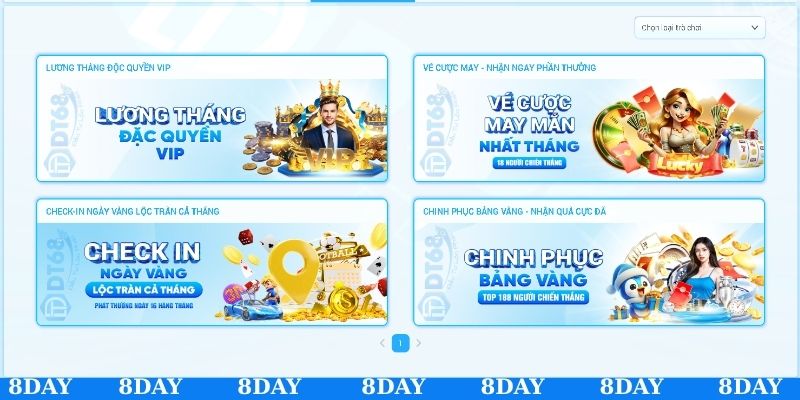 Chi tiết sự kiện đua top nhận quà 8DAY