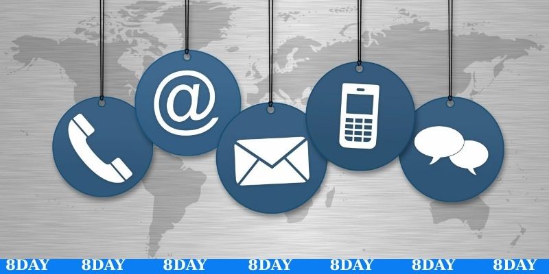 Hướng dẫn liên hệ 8DAY qua email